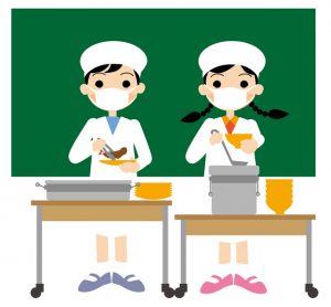 学校給食のイラスト