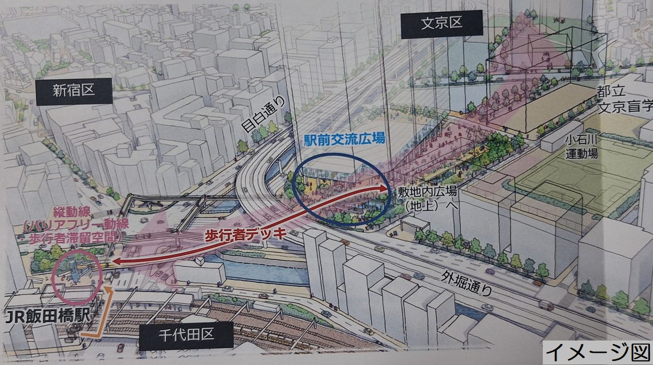 後楽2丁目南地区再開発イメージ図