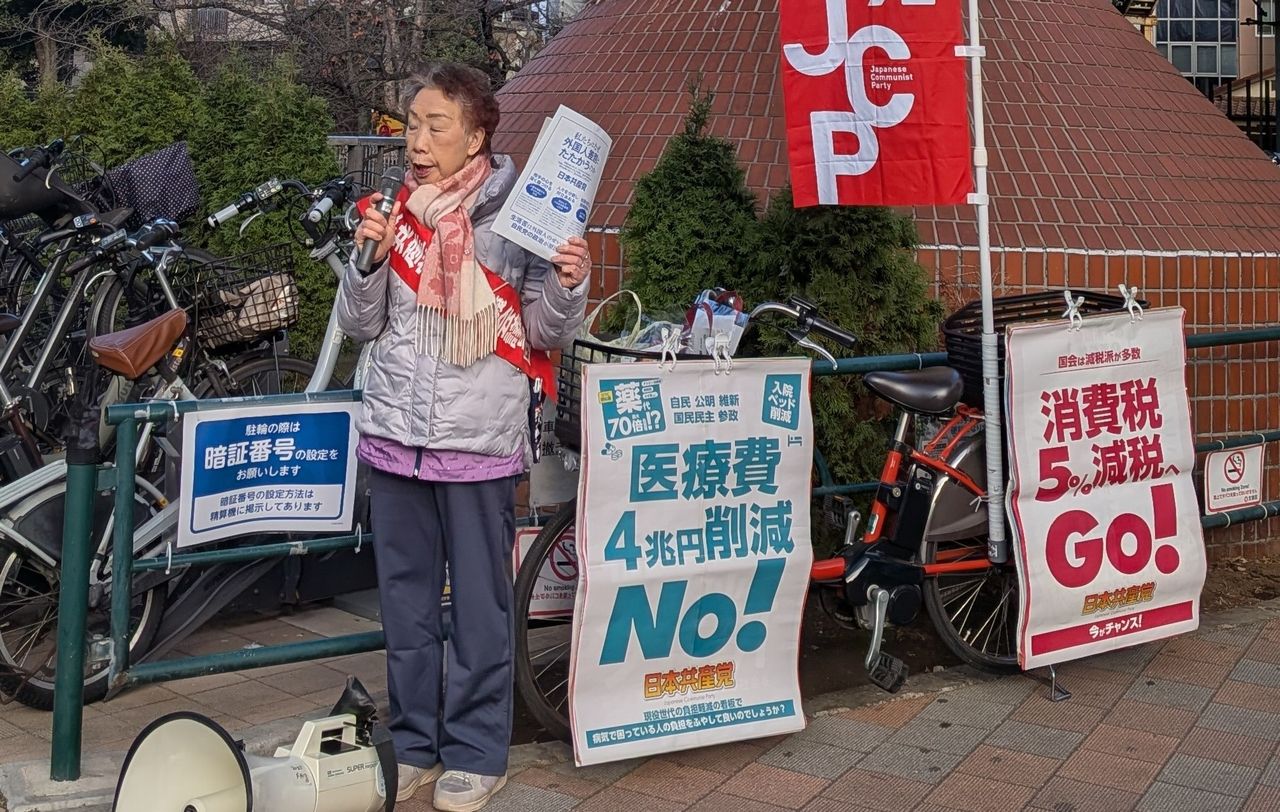 朝宣伝 江戸川橋