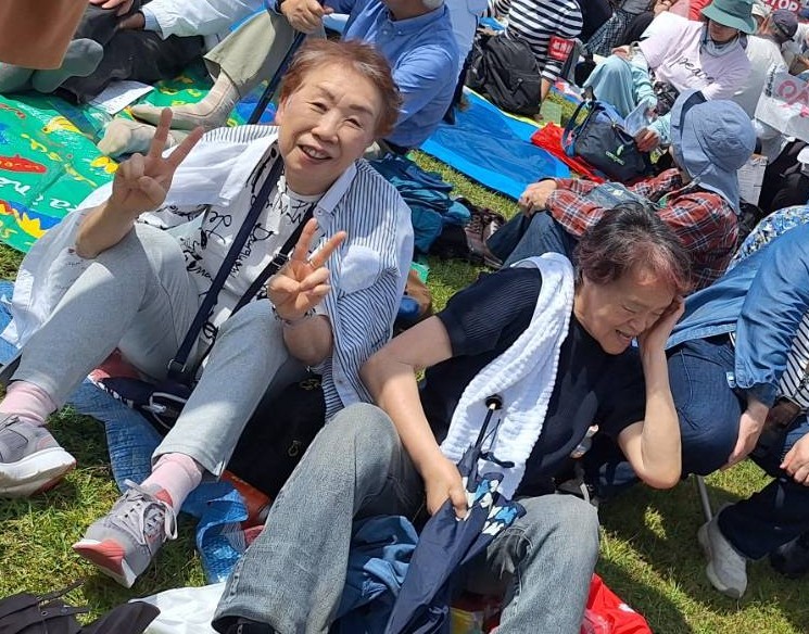 憲法集会にて