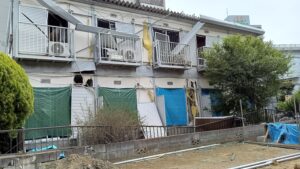 アセチレンガス爆発