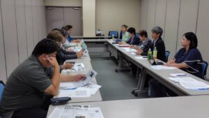 東京土建江戸川支部三役との懇談