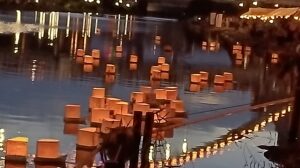 東京大空襲犠牲者慰霊・灯籠流し